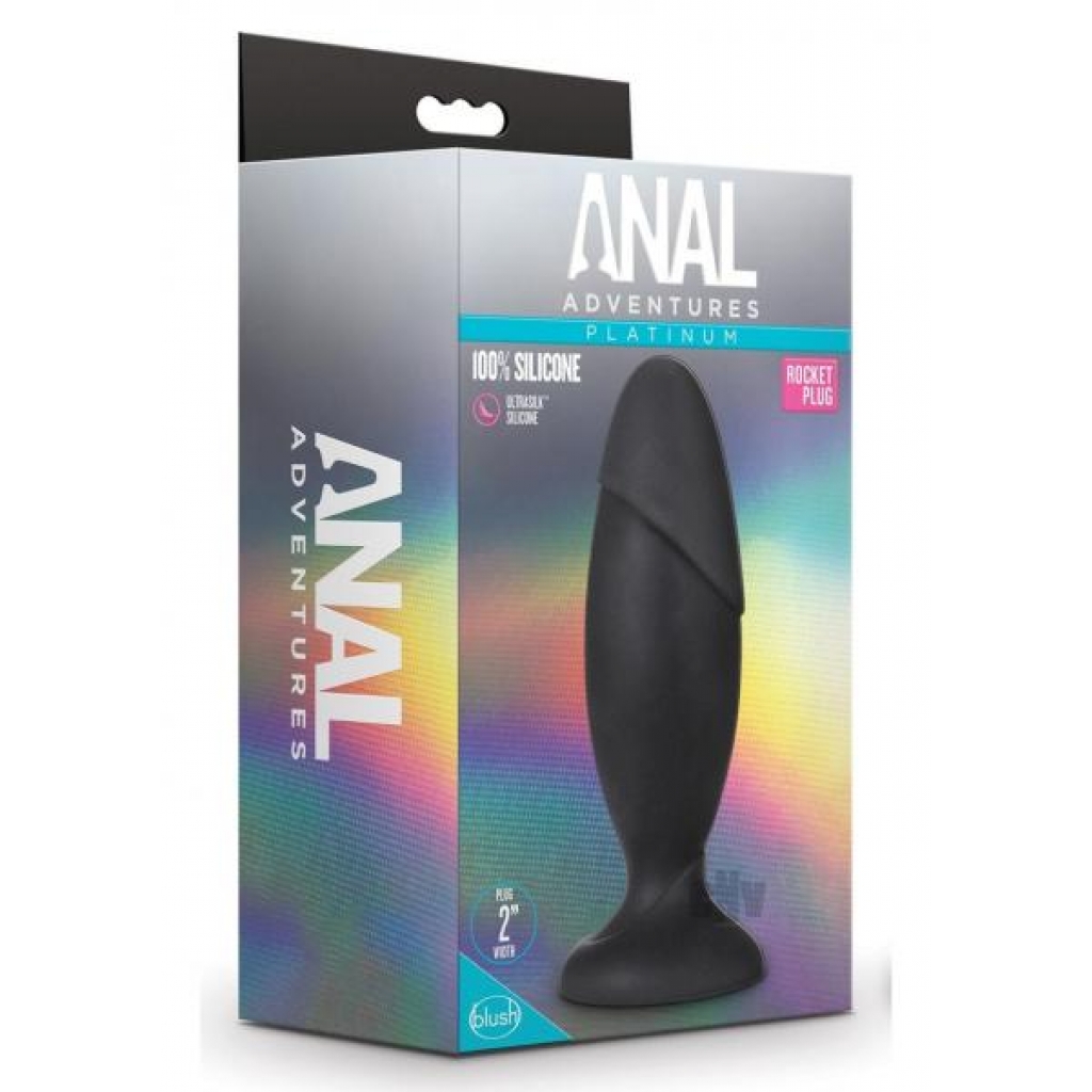 Anal Adventure Platinum Rocket Plug - Exciting Anal Play