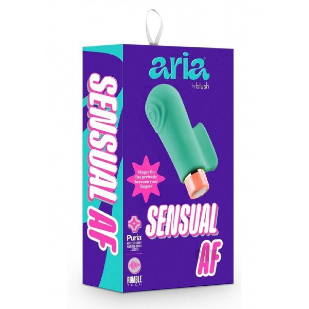 Aria Sensual Af Teal - Finger Vibrators