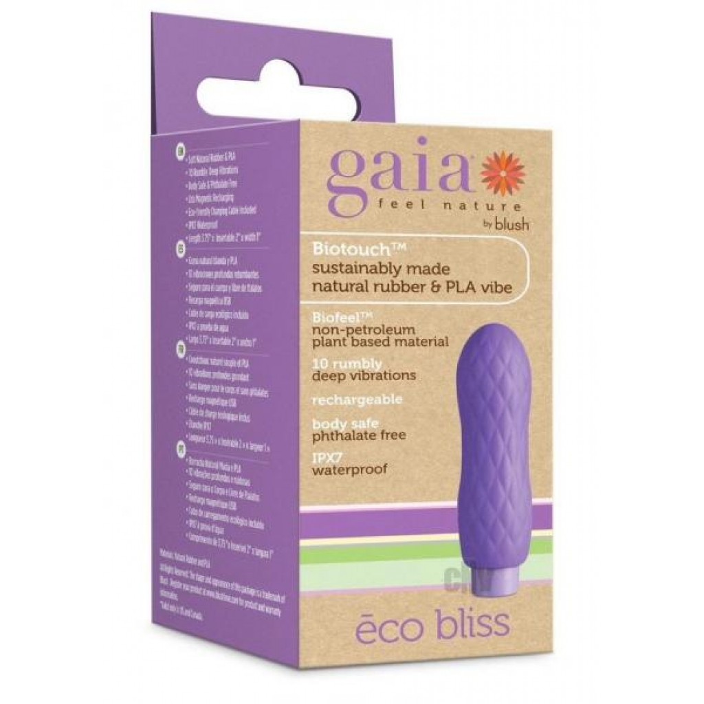 Gaia Eco Bliss Lilac - Bullet Vibrators