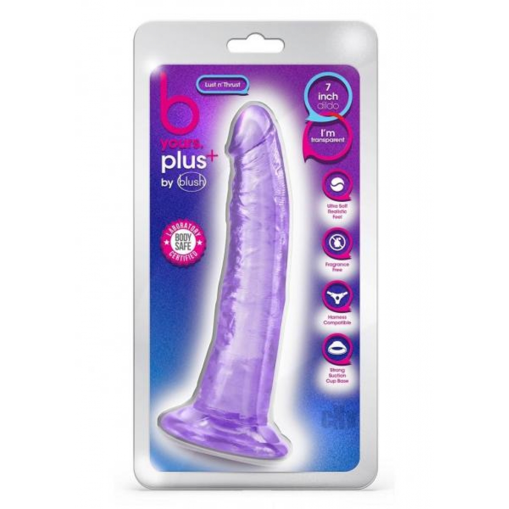 B Yours Plus Lust N Thrust Purple - Realistic Dildos & Dongs