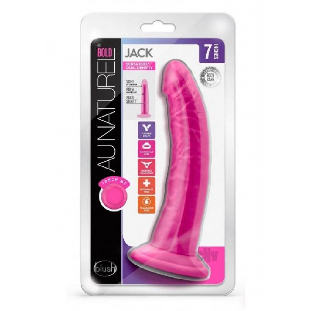 Au Naturel Bold Jack 7 Dildo Pink - Realistic Dildos & Dongs