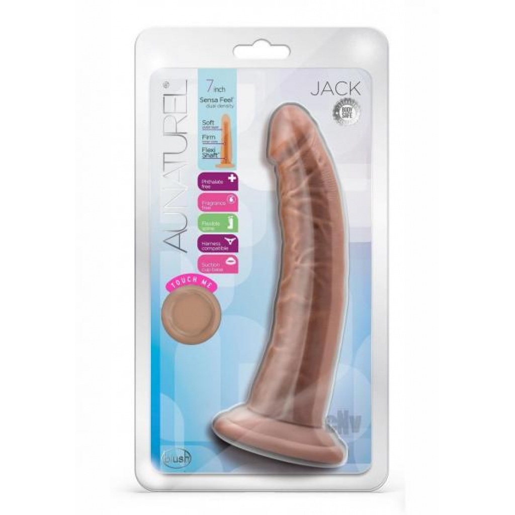 Au Naturel Jack 7 Mocha - Realistic Dildos & Dongs