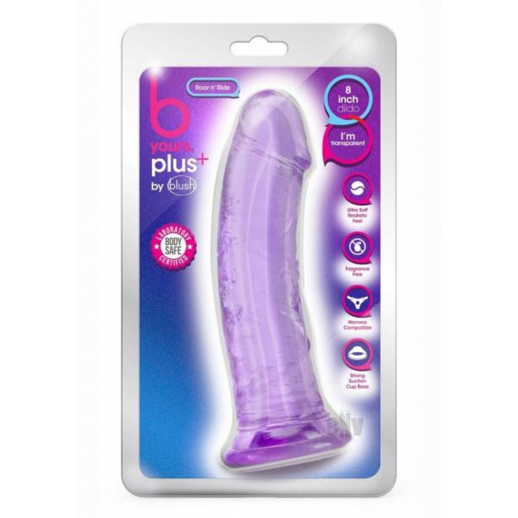 B Yours Plus Roar N Ride Purple - Realistic Dildos & Dongs