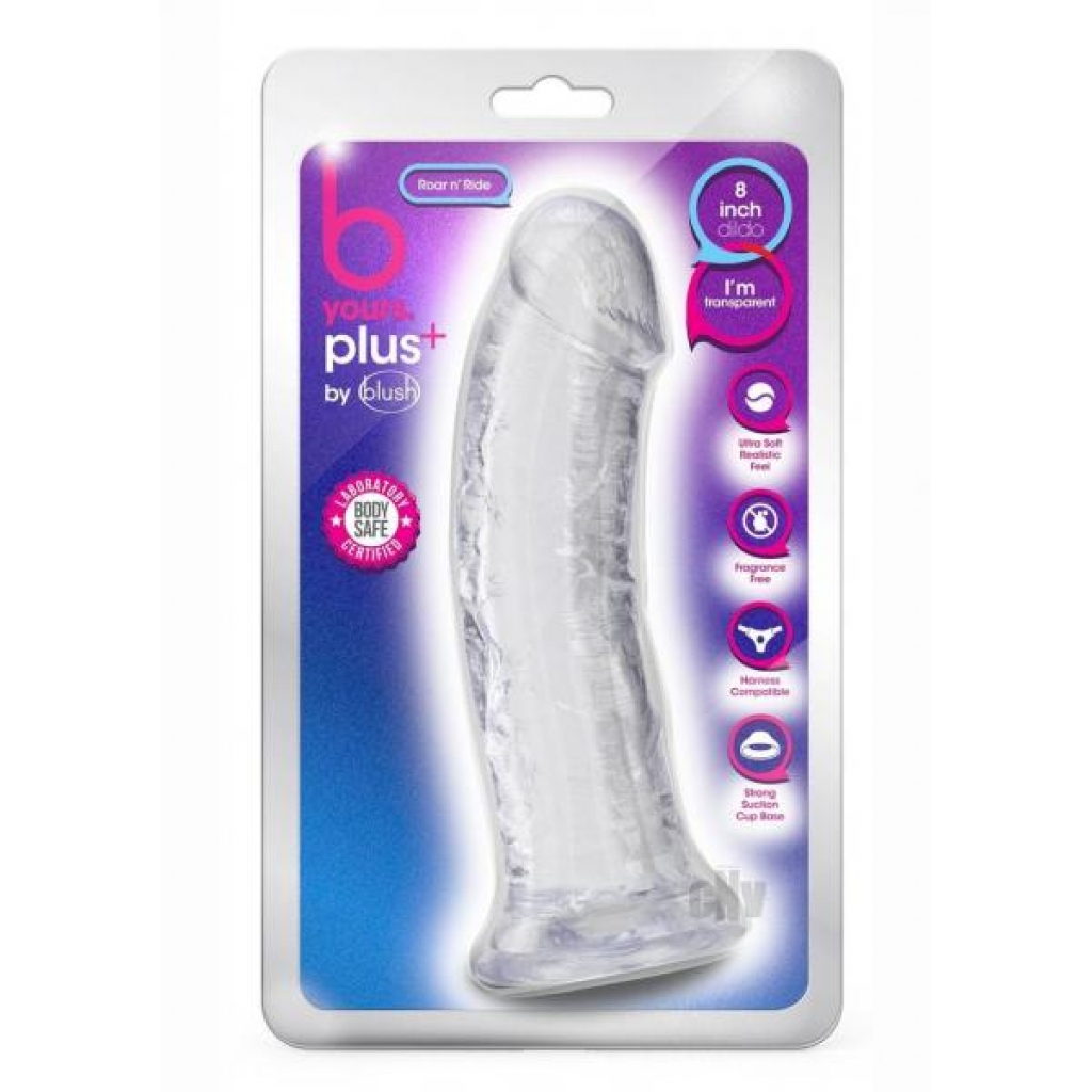 B Yours Plus Roar N Ride Clear - Realistic Dildos & Dongs