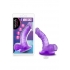 Naturally Yours 4 inches Mini Cock Purple Dildo - Realistic Dildos & Dongs