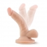 Dr Skin 4 inches Mini Cock Vanilla Beige Dildo - Realistic Dildos & Dongs