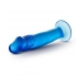 Sweet N Small 6 inches Dildo with Suction Cup Blue - Realistic Dildos & Dongs