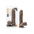 Mr Magic 9 inches Chocolate Brown Dildo with Suction Cup - Realistic Dildos & Dongs