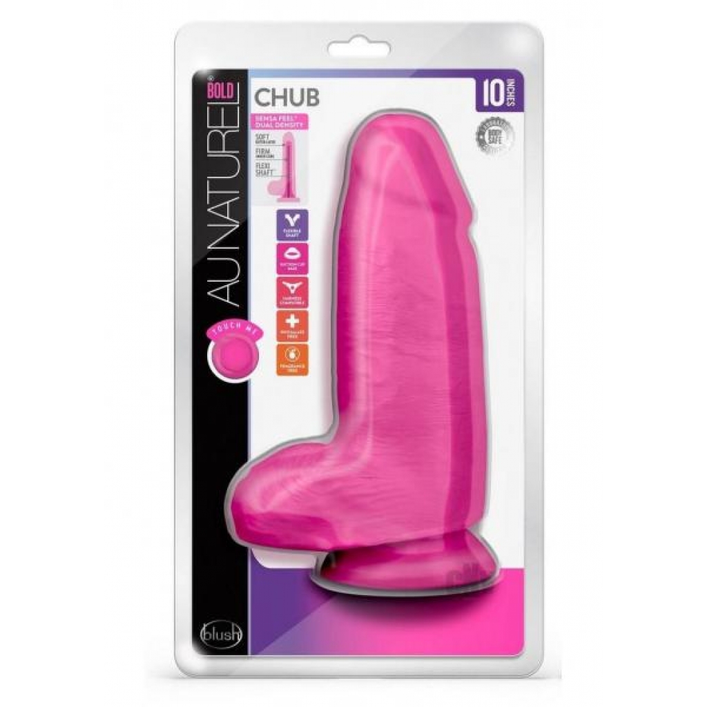 Au Naturel Bold Chub 10 Dildo Pink - Realistic Dildos & Dongs