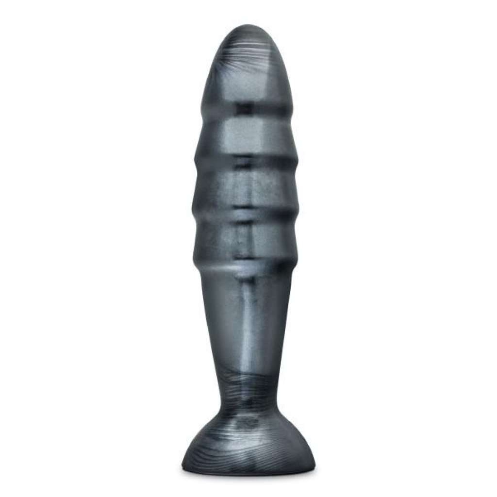 Jet Destructor Carbon Metallic Black Butt Plug - Anal Plugs