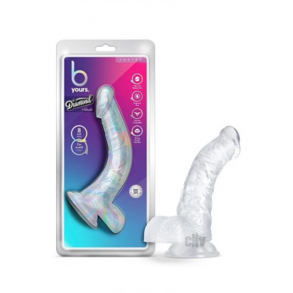 B Yours Diamond Luster 8.5 Clear - Realistic Dildos & Dongs