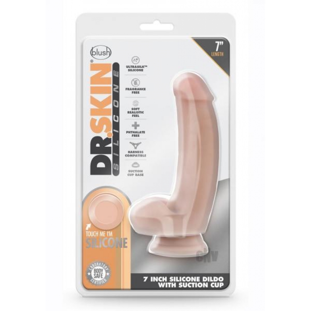 Dr Skin Silicone Dr Samuel 7 Vanilla - Realistic Dildos & Dongs