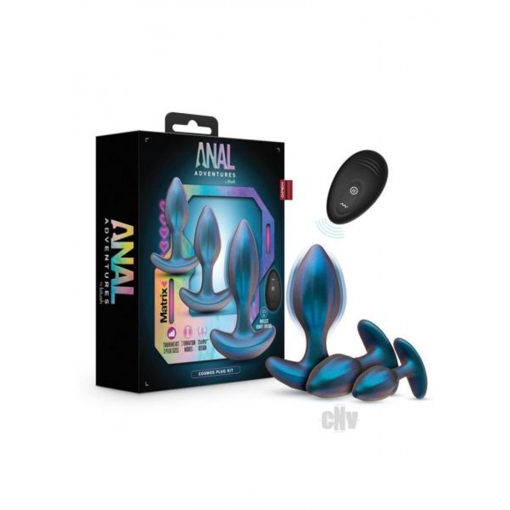 Aam Cosmos Plug Kit Lunar Blue - Anal Trainer Kits