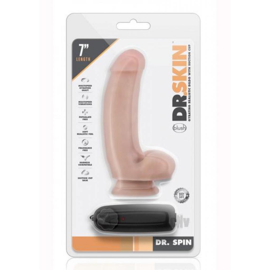 Dr Skin Dr Spin 7 Gyrating Dildo Van - Realistic