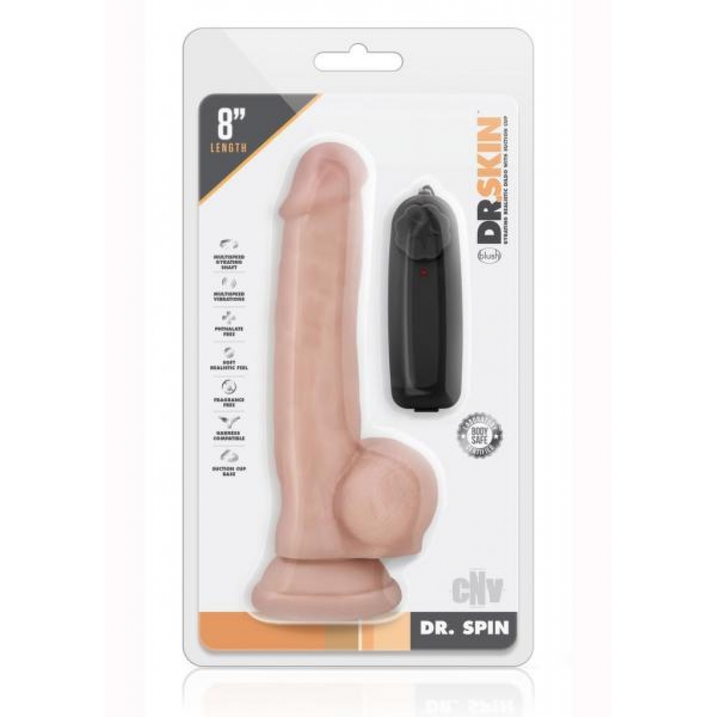 Dr Skin Dr Spin 8 Gyrating Dildo Van - Realistic