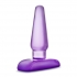 B Yours Eclipse Pleaser Small Butt Plug Purple - Anal Plugs