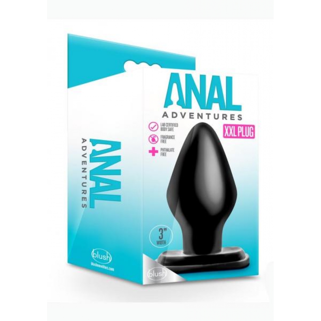 Anal Adv Xxl Plug Black - Anal Plugs