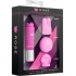 Rose Revitalize Massage Kit with 3 Silicone Attachments Pink