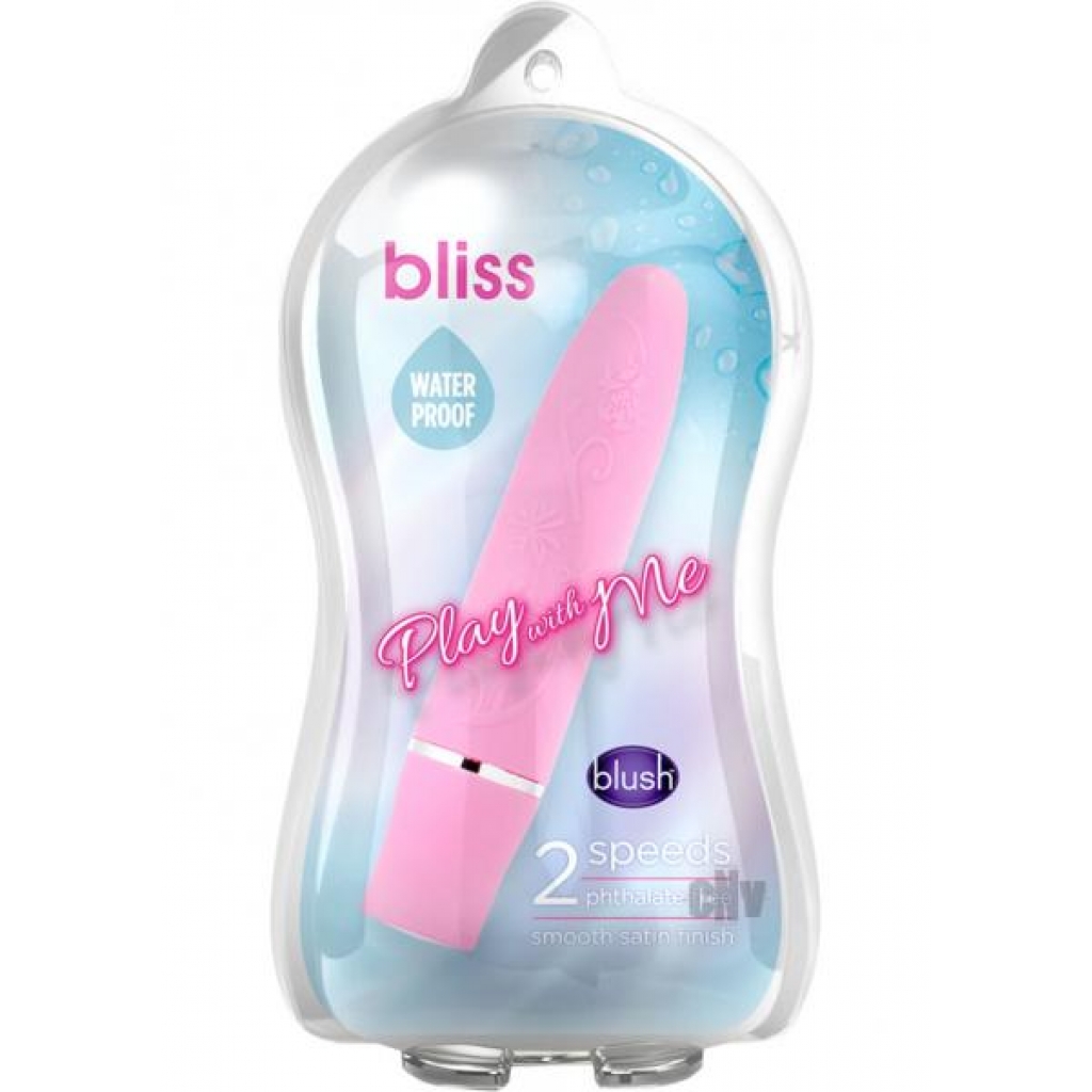 Play With Me Bliss Pink Vibrator - Traditional