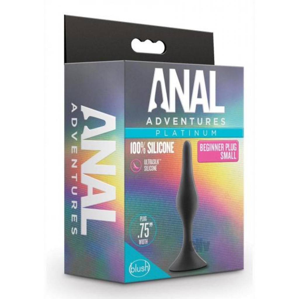 Anal Adv Platinum Silicone Begin Plug Sm - Anal Plugs