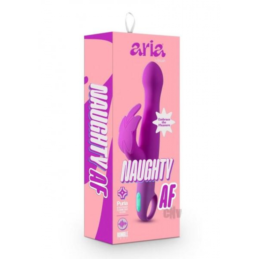 Aria Naughty Af Plum - G-Spot Vibrators Clit Stimulators