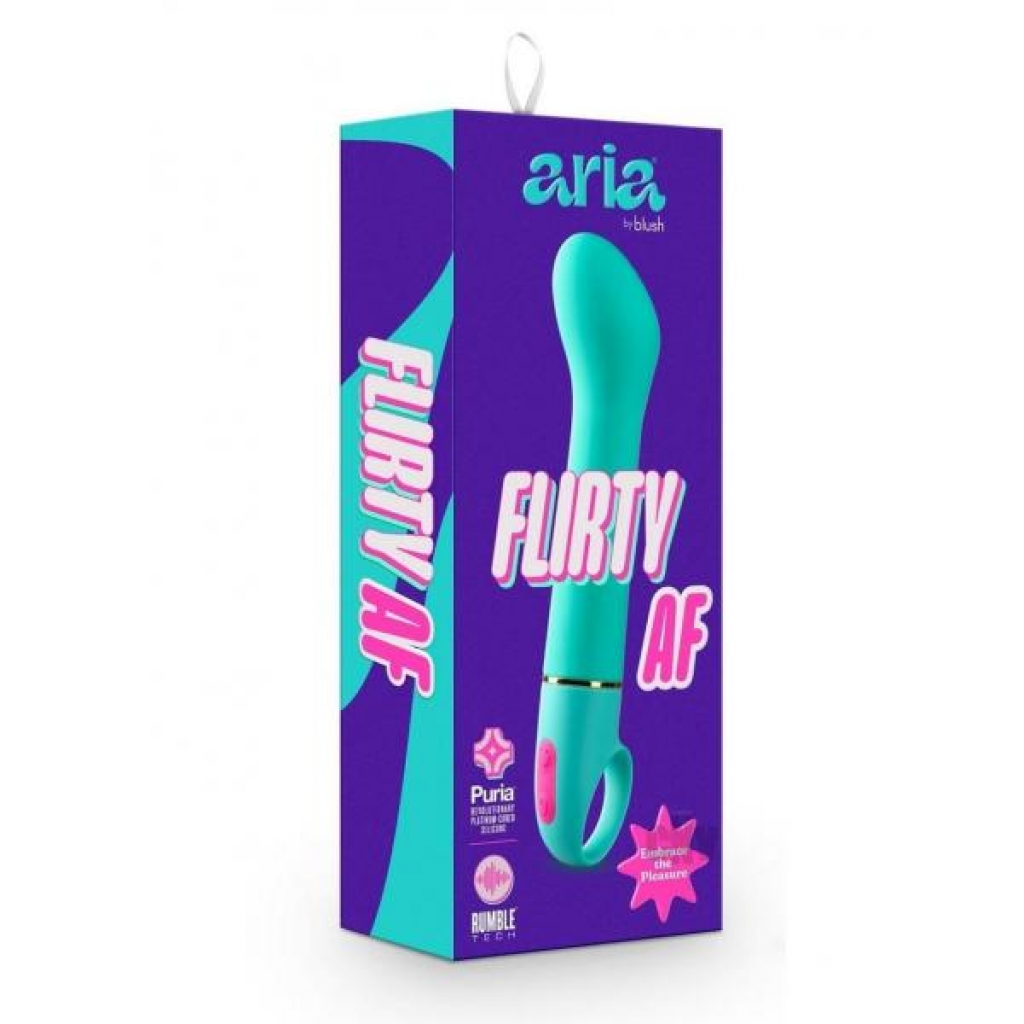 Aria Flirty Af Teal - G-Spot Vibrators