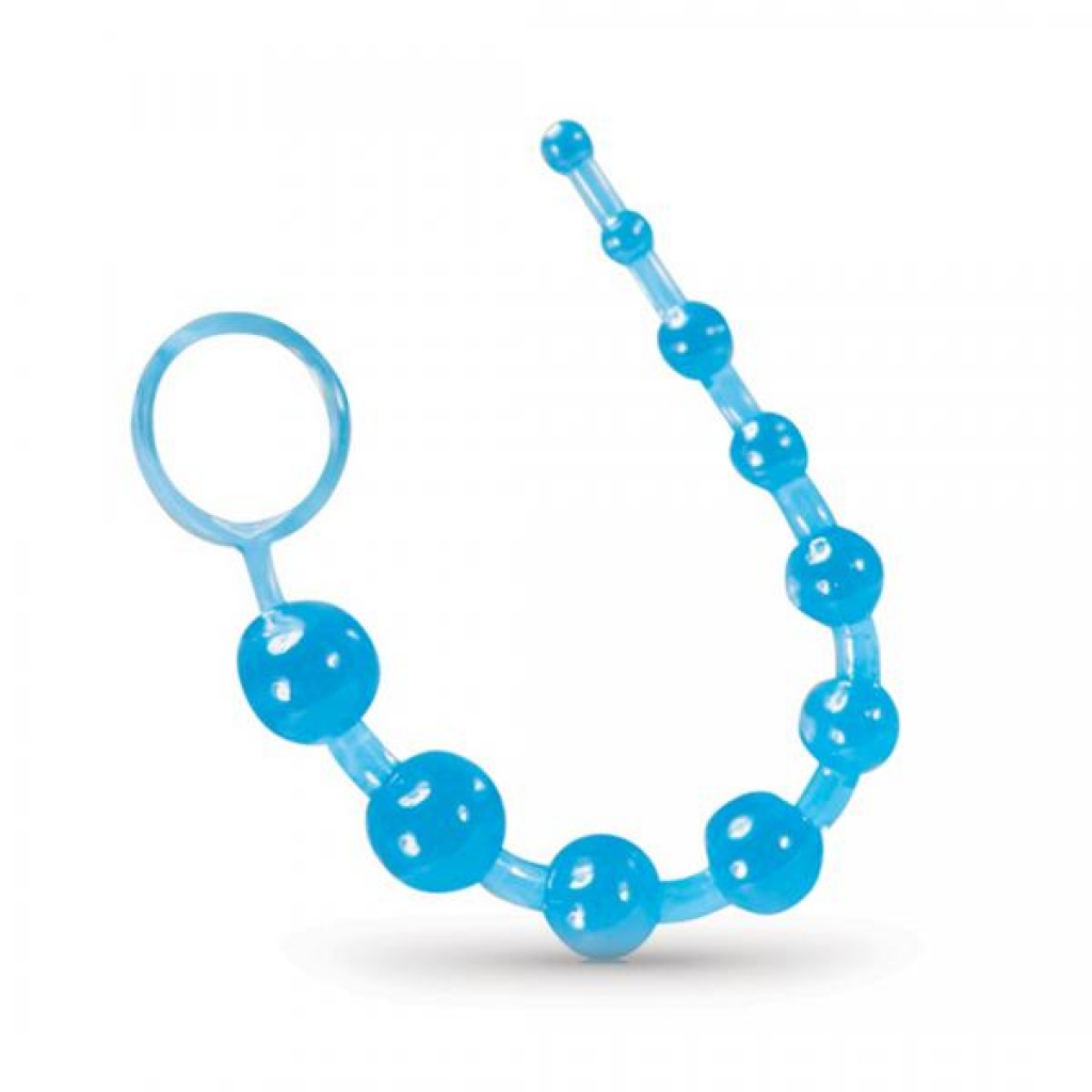 Basic Anal Beads Blue - Anal Beads