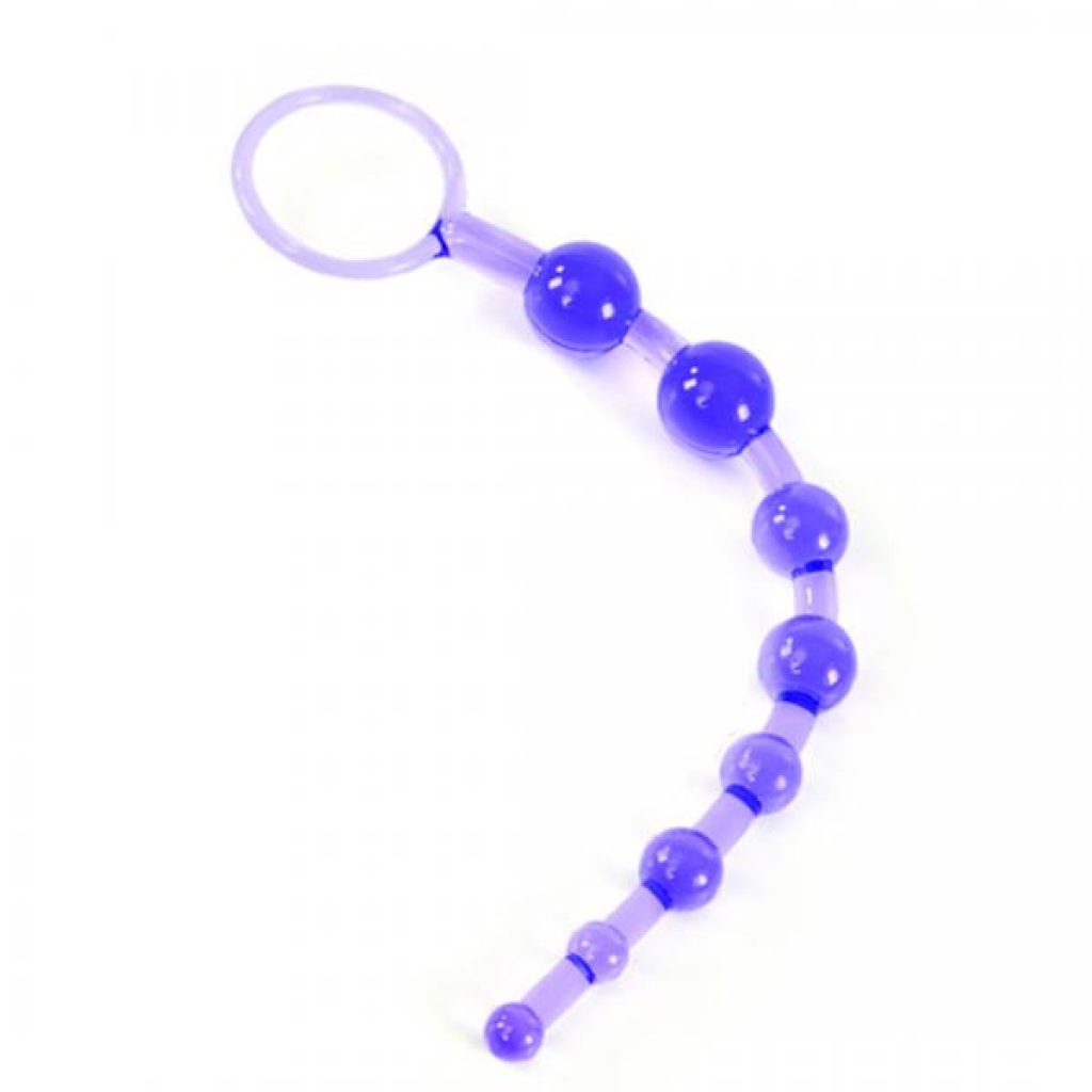 Basic Anal Beads - Purple - Anal Beads