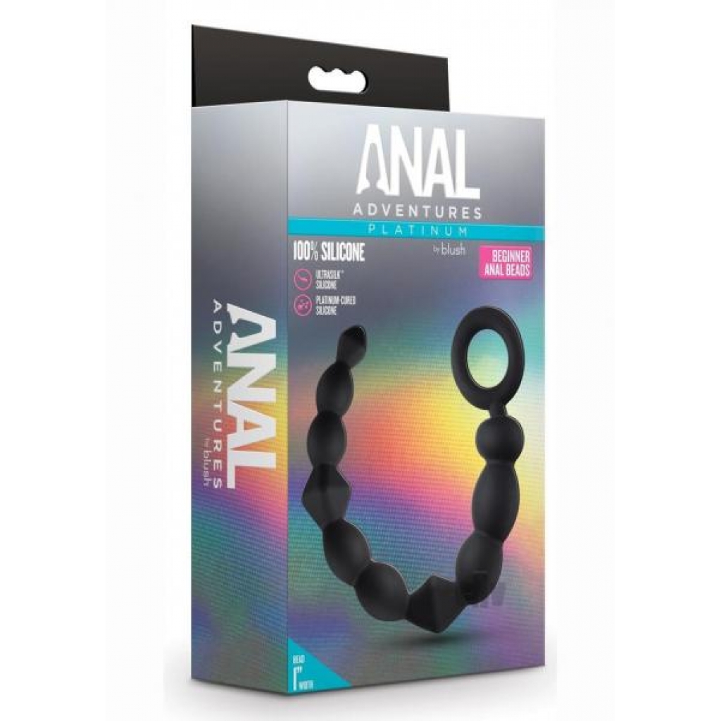 Anal Adv Platinum Silicone Begin Beads - Anal Plugs