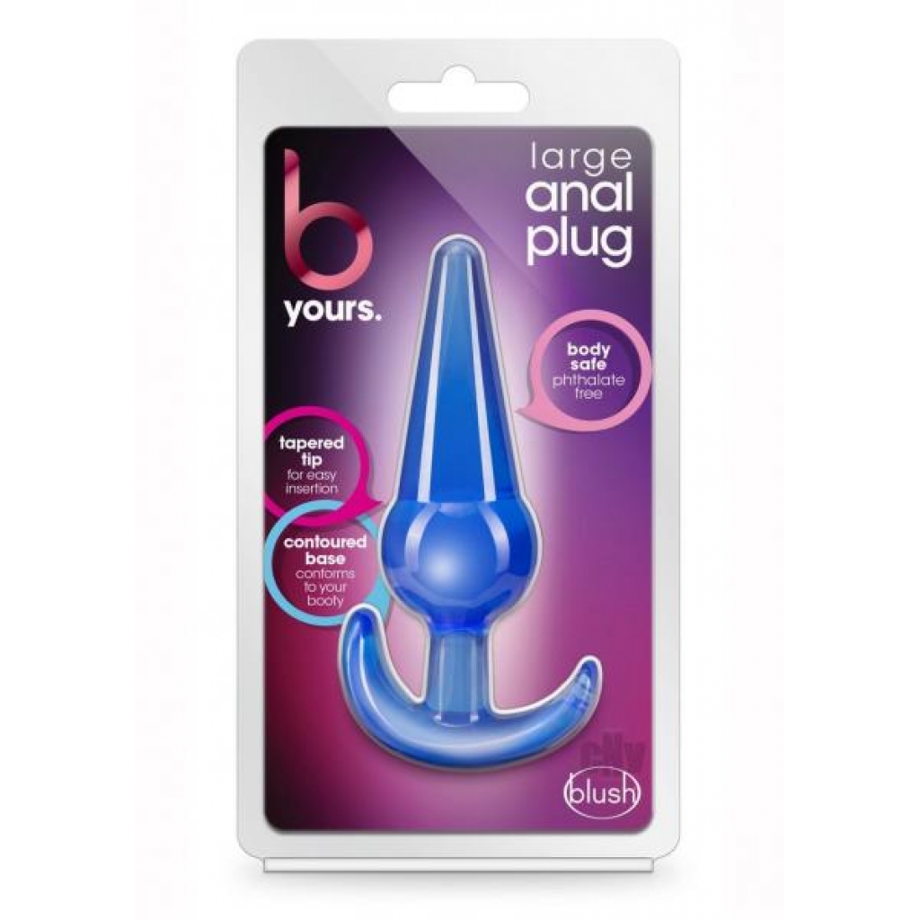 B Yours Large Anal Plug Blue - Anal Plugs