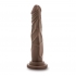 Dr Skin Basic 7.5 inches Chocolate Brown Dildo - Realistic Dildos & Dongs