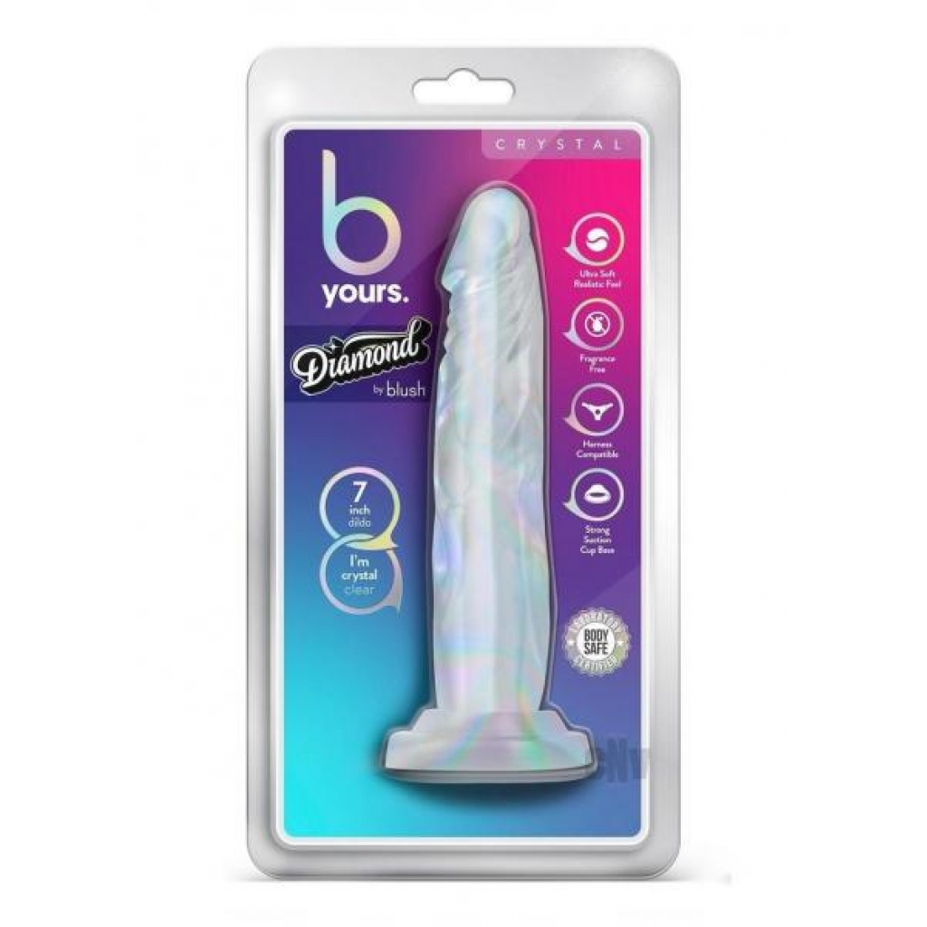 B Yours Diamond Crystal 7.5 Clear - Realistic Dildos & Dongs