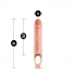 Performance 10 inches Cock Sheath Penis Extender Beige - Penis Extensions