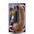 The Boxer 9 inches Vibrating Realistic Cock Brown - Realistic