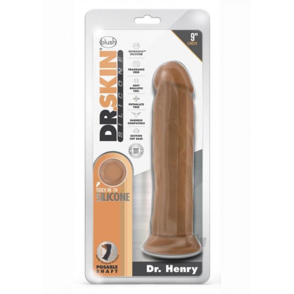 Dr Skin Silic Dr Henry Dildo - Mocha