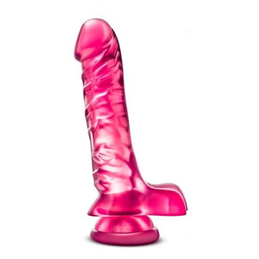 B Yours Basic 8 Pink Realistic Dildo - Realistic Dildos & Dongs