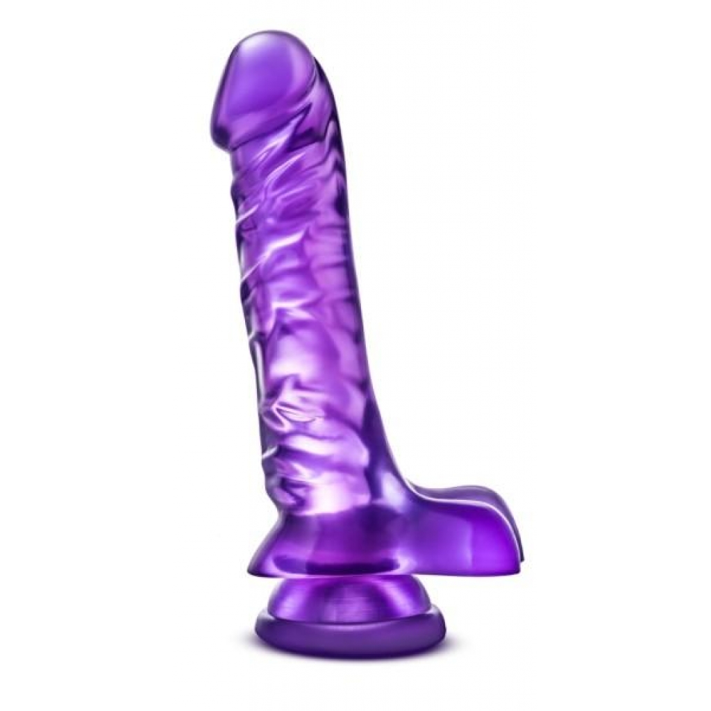 B Yours Basic 8 Purple Realistic Dildo - Realistic Dildos & Dongs