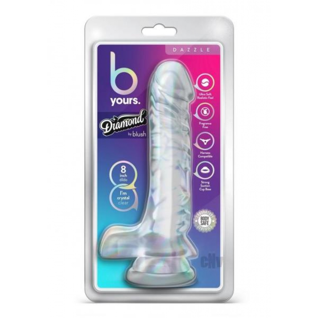 B Yours Diamond Dazzle 9 Clear - Realistic Dildos & Dongs