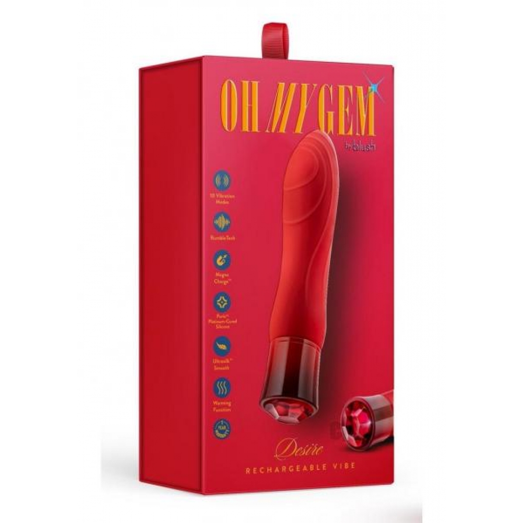 Oh My Gem Desire Ruby - Bullet Vibrators