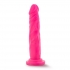 Neo 7.5 inches Dual Density Cock Neon Pink - Realistic Dildos & Dongs