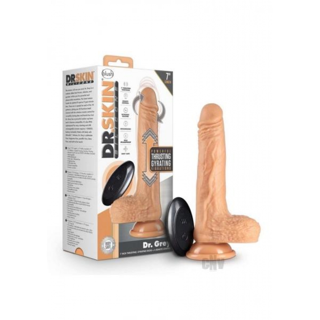 Dr Skin Silic Dr Grey 7 Thrust Dildo Van - Realistic Dildos & Dongs