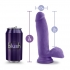 Au Naturel Bold Pleaser 7 inches Dildo Purple - Realistic Dildos & Dongs