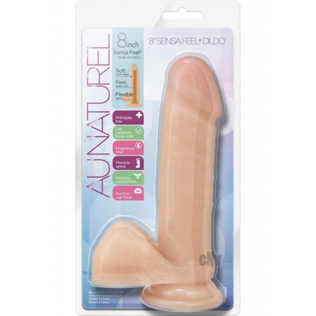 Au Naturel Sensa Feel Dildo 8 Beige - Realistic Dildos & Dongs