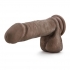 Au Naturel 8 inches Sensa Feel Dildo Chocolate Brown - Realistic Dildos & Dongs