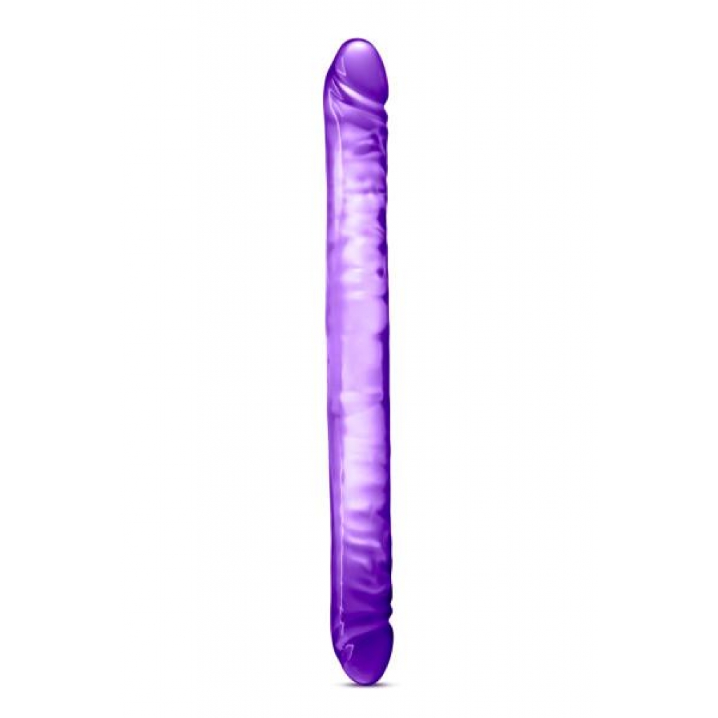 B Yours 18 inches Double Dildo Purple - Double Dildos