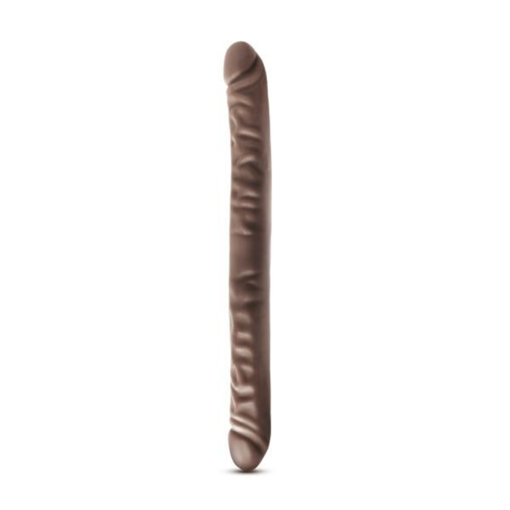 Dr Skin 18-Inch Double Dildo in Brown