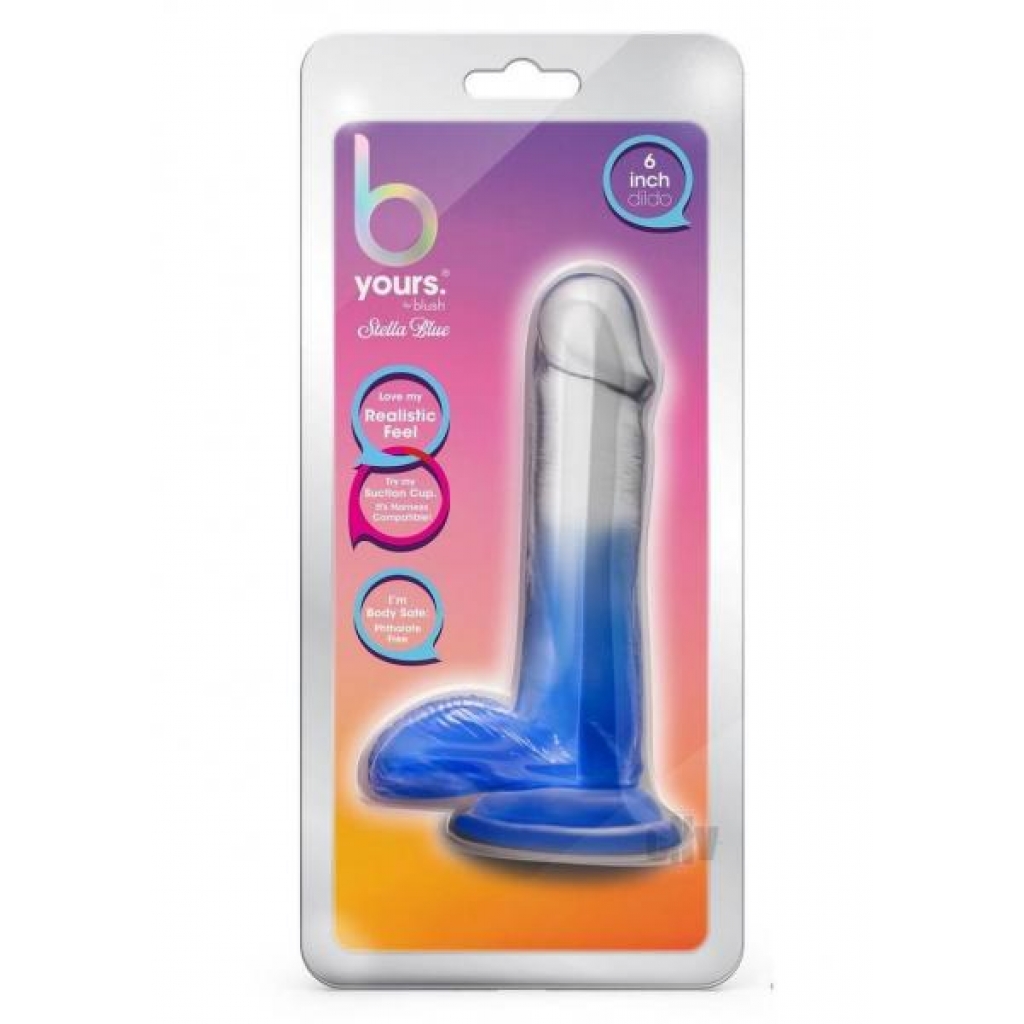 B Yours Stella Blue 6 Dildo Blue - Realistic Dildos & Dongs