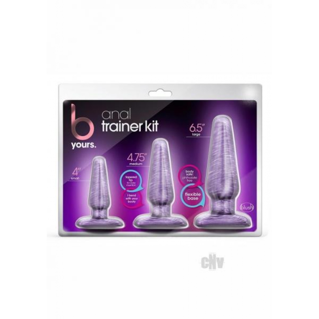 B Yours Anal Trainer Kit Purple Swirl - Anal Trainer Kits