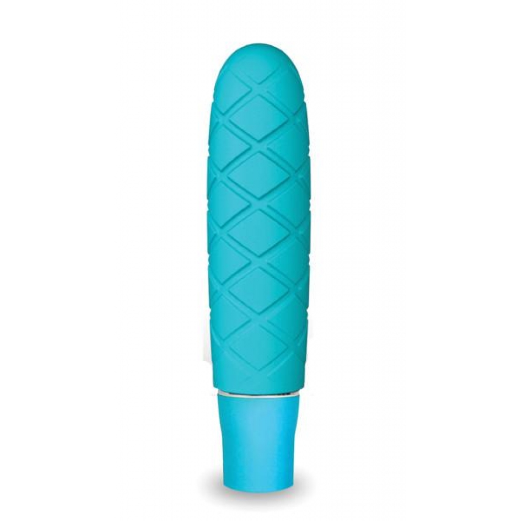 Cozi Mini 10 Function Mini Vibe Aqua Blue - Bullet Vibrators