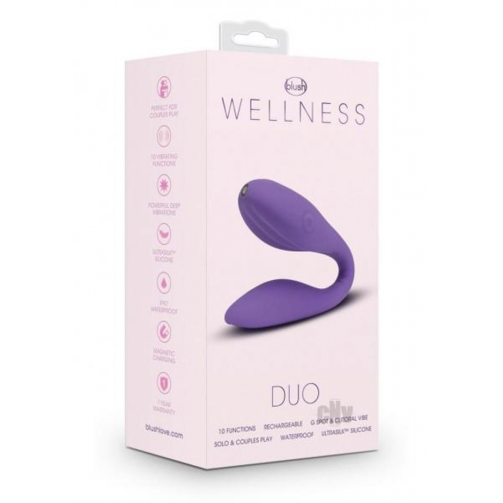 Wellness Duo Purple - G-Spot Vibrators Clit Stimulators